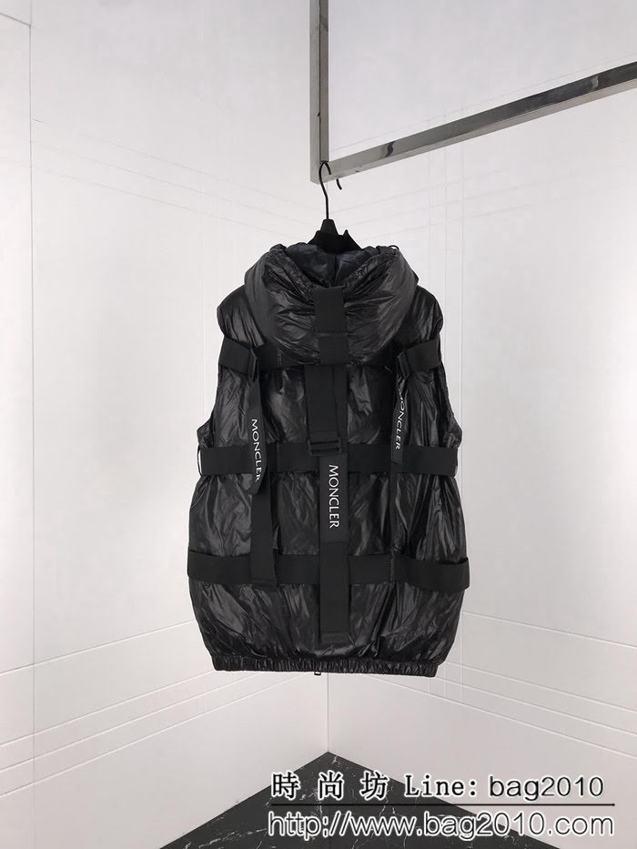 MONCLER蒙口 18FW秋冬新款 多織帶羽絨服 馬甲 男女同款  ydi1076